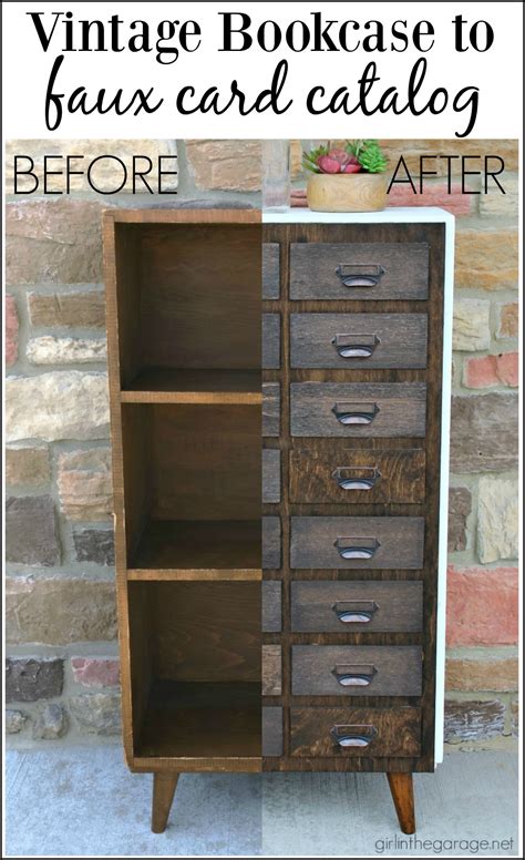 21 Amazing DIY Card Catalogs and Industrial Storage Makeovers